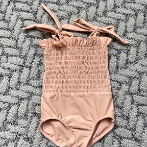 Minnow Swim girls smocked swimsuit 2T